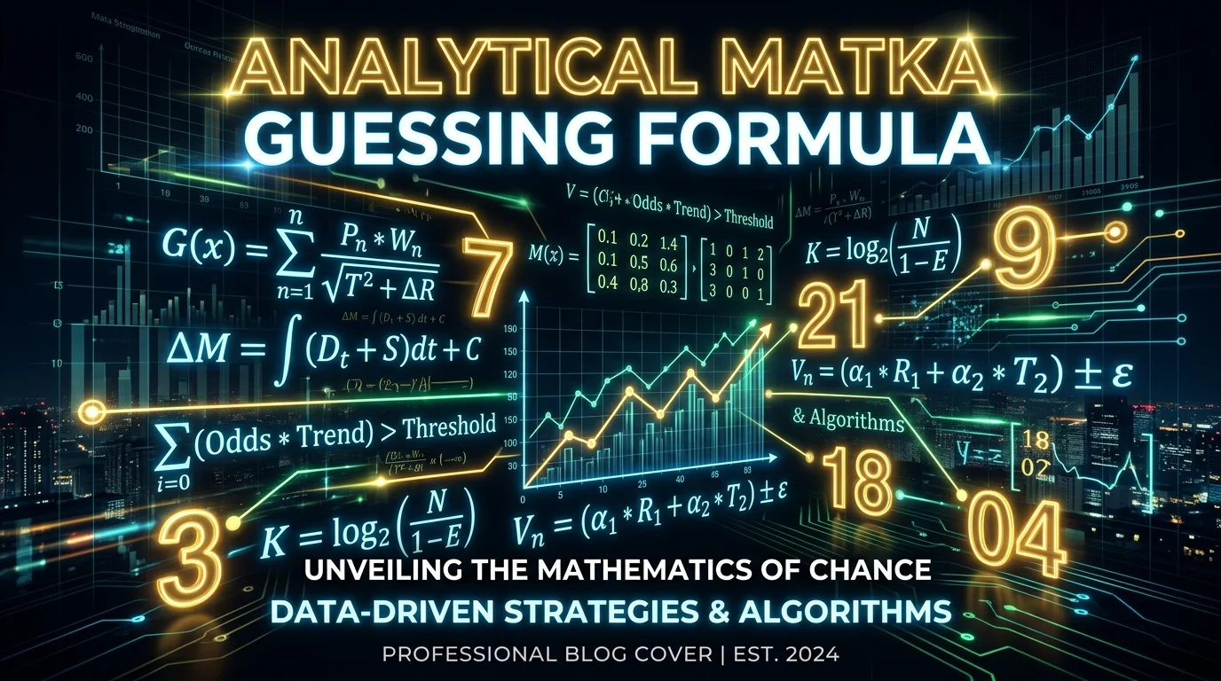 How to Master Satta Matka Guessing: Daily Open Close Formula & Tips