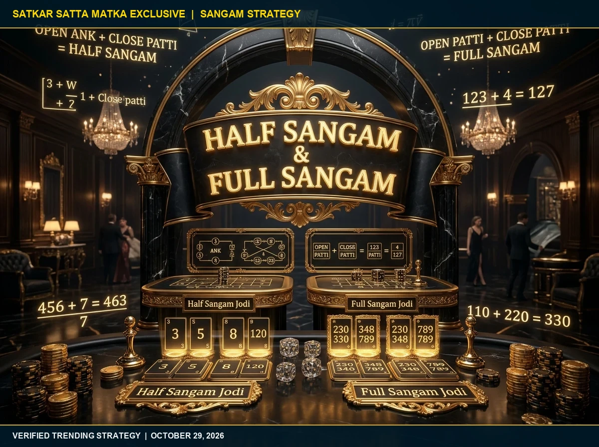 Half Sangam vs Full Sangam: Complete Mathematical Payout & Guessing Guide (October 29, 2026)