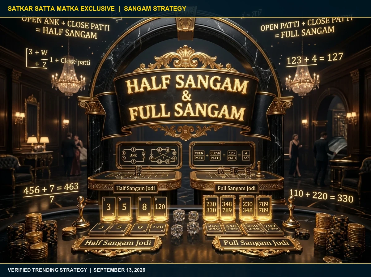 Half Sangam vs Full Sangam: Complete Mathematical Payout & Guessing Guide (September 13, 2026)