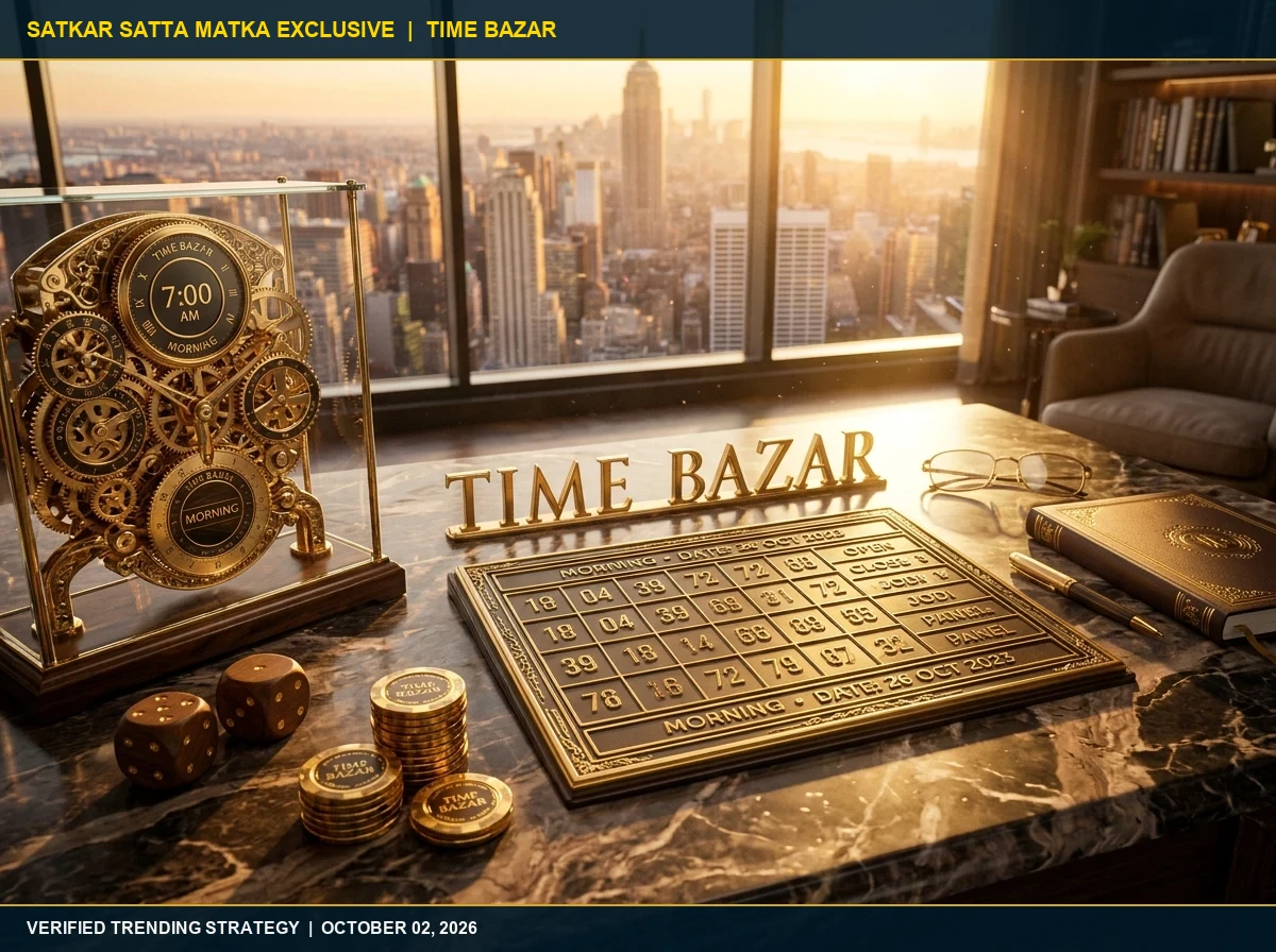 Time Bazar Morning Open Fix Trick: The 22 Patti Lookup System (October 02, 2026)