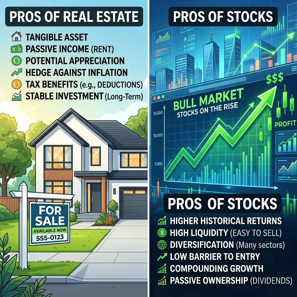 Real Estate vs Stock Market: Where to Invest in 2026?
